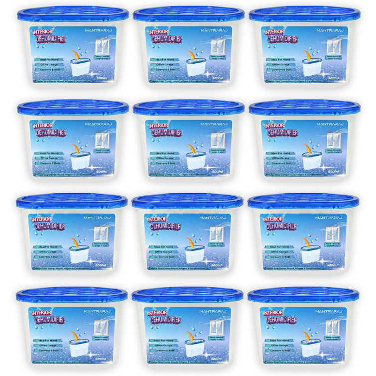 MantraRaj 500ml Interior Dehumidifiers Disposable Helps Stop Damp